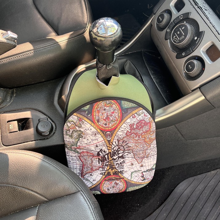 BOLSA AUTO - MAPA VINTAGE